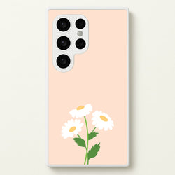 Peach And Dasies   - Spring Phone Case for Galaxy S24 Ultra