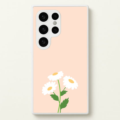 Peach And Dasies   - Spring Phone Case for Galaxy S24 Ultra