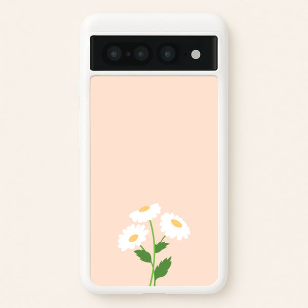Peach And Dasies   - Spring Phone Case for Google Pixel 7 Pro