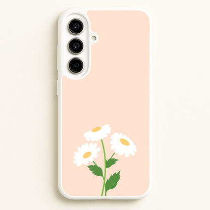 Peach And Dasies   - Spring Phone Case for Galaxy A56