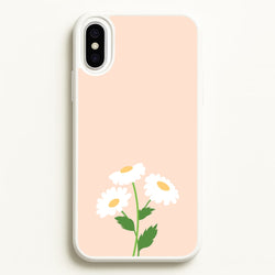 Peach And Dasies   - Spring Phone Case for iPhone XS Max