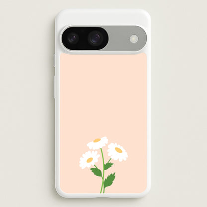 Peach And Dasies   - Spring Phone Case for Google Pixel 9 / 9 Pro
