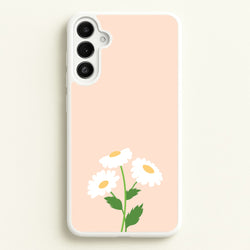 Peach And Dasies   - Spring Phone Case for Galaxy A36