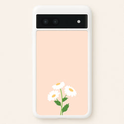Peach And Dasies   - Spring Phone Case for Google Pixel 7a