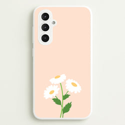 Peach And Dasies   - Spring Phone Case for Galaxy S23FE