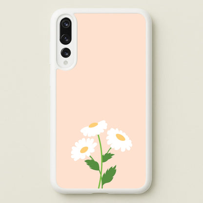 Peach And Dasies   - Spring Phone Case for Huawei P20 Pro