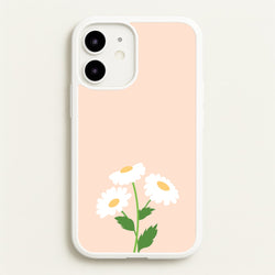 Peach And Dasies   - Spring Phone Case for iPhone 12 Mini