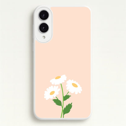 Peach And Dasies   - Spring Phone Case for Galaxy S25 Edge