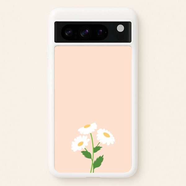 Peach And Dasies   - Spring Phone Case for Google Pixel 8 Pro