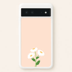 Peach And Dasies   - Spring Phone Case for Google Pixel 6