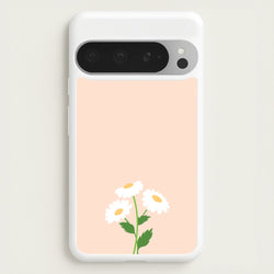 Peach And Dasies   - Spring Phone Case for Google Pixel 9 Pro XL