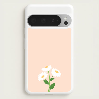 Peach And Dasies   - Spring Phone Case for Google Pixel 9 Pro XL