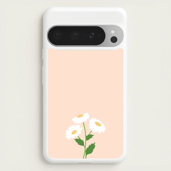 Peach And Dasies   - Spring Phone Case for Google Pixel 9 Pro XL
