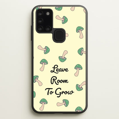 Leave Room To Go Mushroom Pattern  - Spring Phone Case for Galaxy A21s