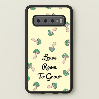 Leave Room To Go Mushroom Pattern  - Spring Phone Case for Galaxy S10