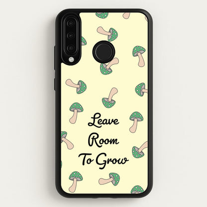 Leave Room To Go Mushroom Pattern  - Spring Phone Case for Huawei P30 Lite