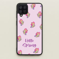 Hello Spring Butterfly Pattern  - Spring Phone Case for Galaxy A12