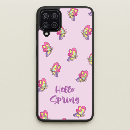 Hello Spring Butterfly Pattern  - Spring Phone Case for Galaxy A12