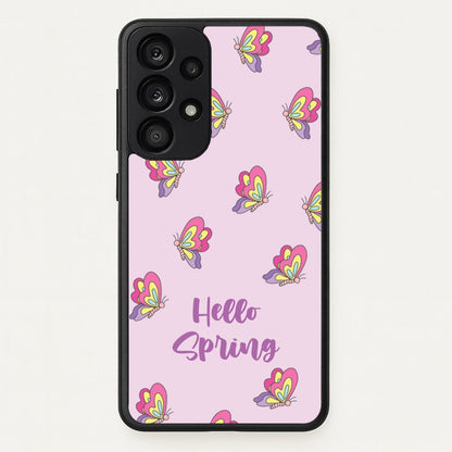 Hello Spring Butterfly Pattern  - Spring Phone Case for Galaxy A53