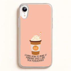 Learn How To Make A Pumpkin Spice Latte - Halloween Queens  - Scream Queens Phone Case for iPhone XR