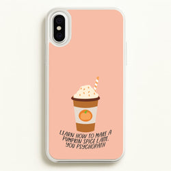 Learn How To Make A Pumpkin Spice Latte - Halloween Queens  - Scream Queens Phone Case for iPhone XS Max