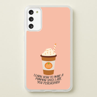 Learn How To Make A Pumpkin Spice Latte - Halloween Queens  - Scream Queens Phone Case for Galaxy S20