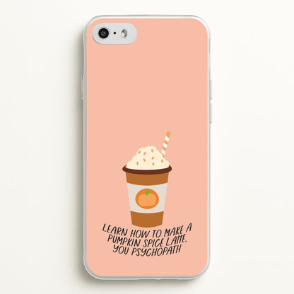Learn How To Make A Pumpkin Spice Latte - Halloween Queens  - Scream Queens Phone Case for iPhone 5 / 5s / SE 2016