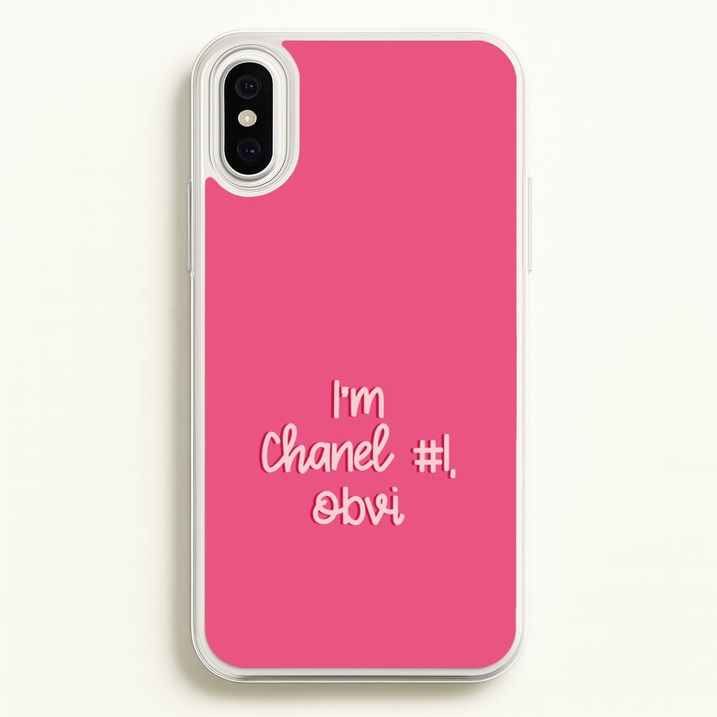 I'm Chanel Number One Obvi - Halloween Queens  - Scream Queens Phone Case for iPhone XS Max