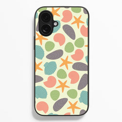 Seashells Pattern 1   - Seashells Phone Case for iPhone 16 Plus