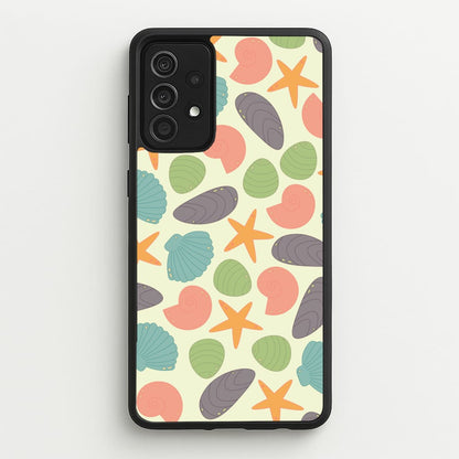 Seashells Pattern 1   - Seashells Phone Case for Galaxy A52 / A52s