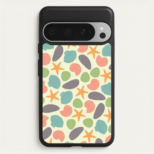 Seashells Pattern 1   - Seashells Phone Case for Google Pixel 9 Pro XL