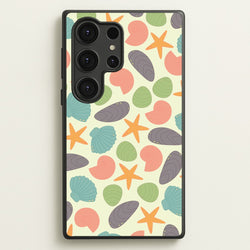 Seashells Pattern 1   - Seashells Phone Case for Galaxy S25 Ultra