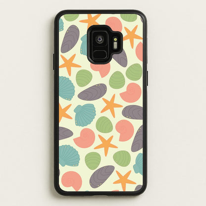 Seashells Pattern 1   - Seashells Phone Case for Galaxy S9