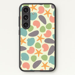 Seashells Pattern 1   - Seashells Phone Case for Galaxy S25 Plus