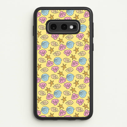 Seashells Pattern 2  - Seashells Phone Case for Galaxy S10e