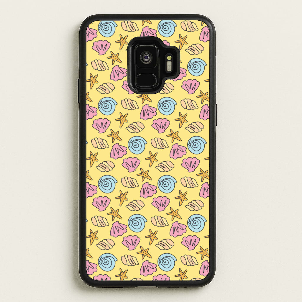 Seashells Pattern 2  - Seashells Phone Case for Galaxy S9
