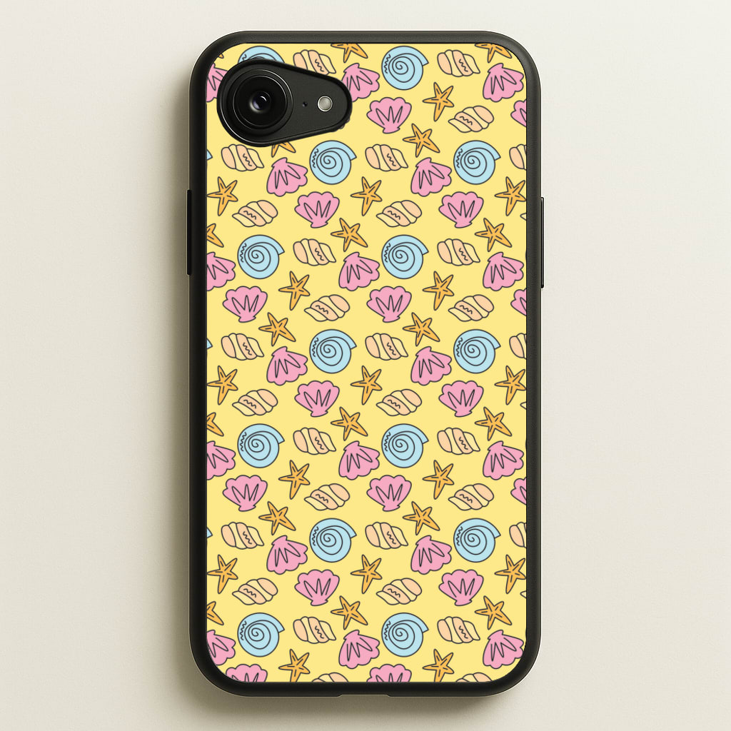 Seashells Pattern 2  - Seashells Phone Case for iPhone 16e