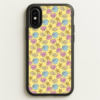 Seashells Pattern 2  - Seashells Phone Case for iPhone X / XS