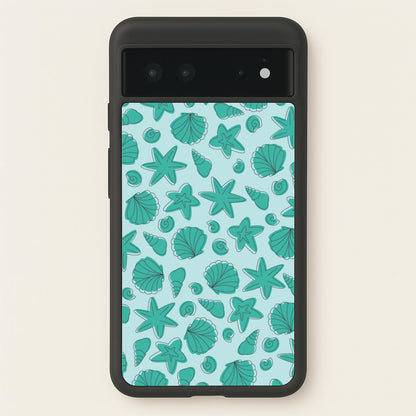 Seashells Pattern 4  - Seashells Phone Case for Google Pixel 6