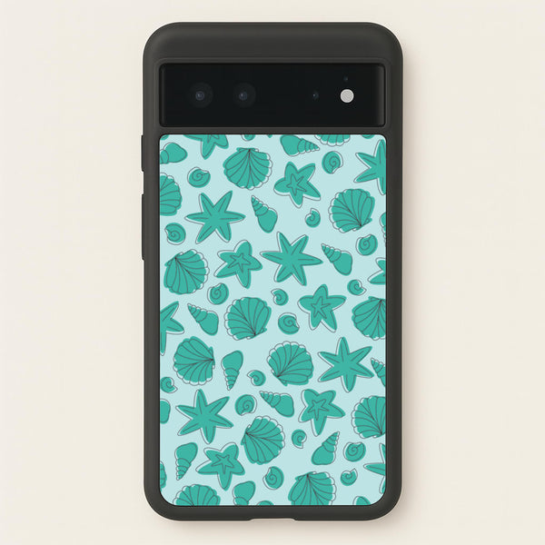 Seashells Pattern 4  - Seashells Phone Case for Google Pixel 6