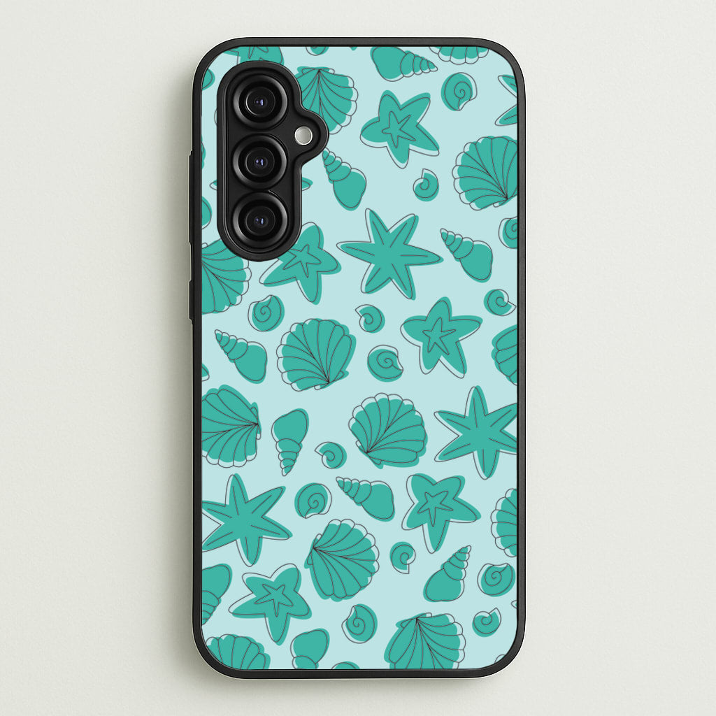 Seashells Pattern 4  - Seashells Phone Case for Galaxy A14
