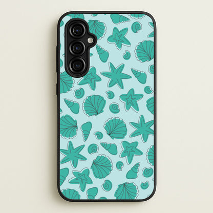 Seashells Pattern 4  - Seashells Phone Case for Galaxy A54