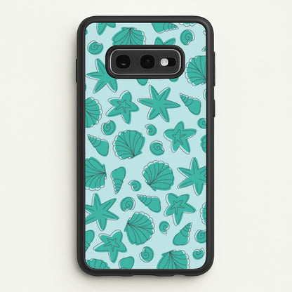 Seashells Pattern 4  - Seashells Phone Case for Galaxy S10e