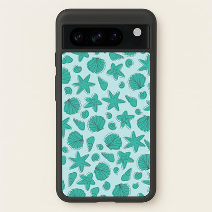 Seashells Pattern 4  - Seashells Phone Case for Google Pixel 8 Pro