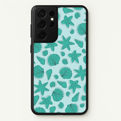 Seashells Pattern 4  - Seashells Phone Case for Galaxy S21 Ultra