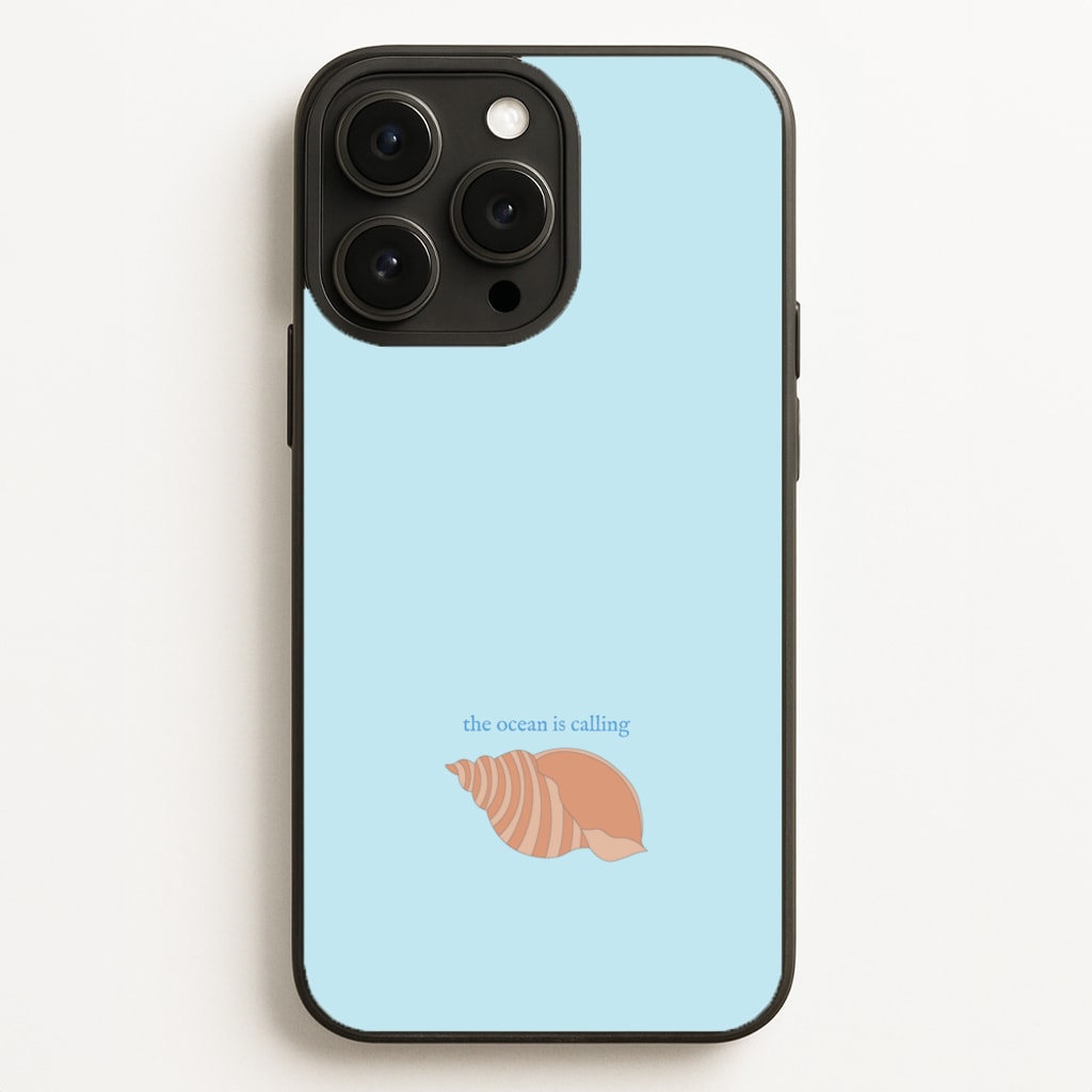 The Ocean Is Calling - Seashells Phone Case