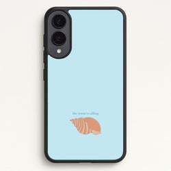 The Ocean Is Calling - Seashells  - Seashells Phone Case for Galaxy S25 Edge