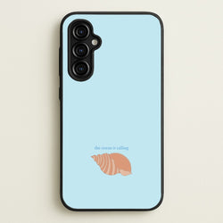 The Ocean Is Calling - Seashells  - Seashells Phone Case for Galaxy A54