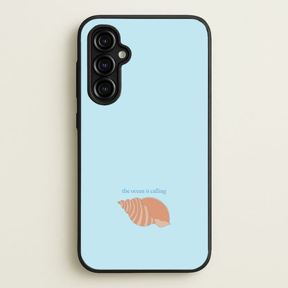 The Ocean Is Calling - Seashells  - Seashells Phone Case for Galaxy A54
