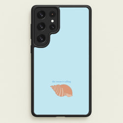 The Ocean Is Calling - Seashells  - Seashells Phone Case for Galaxy S23 Ultra